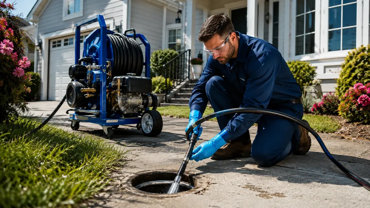 Residential Hydro Jet Drain Cleaning in March Air Reserve Base